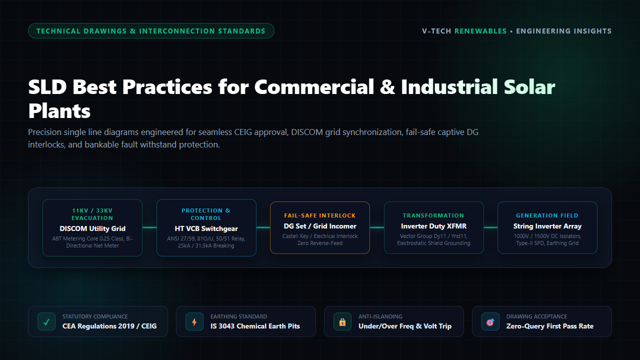 SLD Best Practices for Commercial and Industrial (C&I) Solar Plants