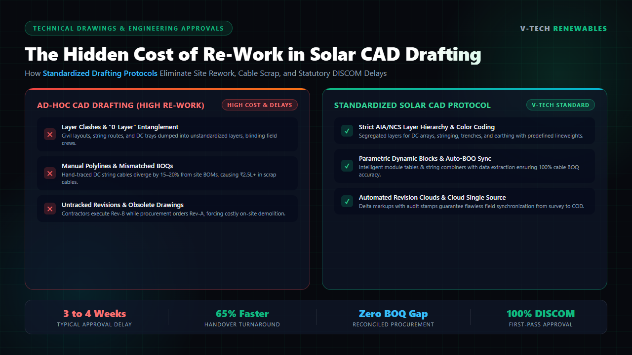 The Hidden Cost of Re-Work in Solar CAD Drafting